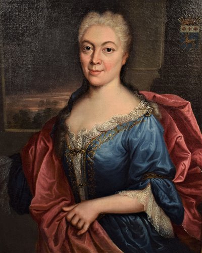 Paire Portraits de Nobles Français  